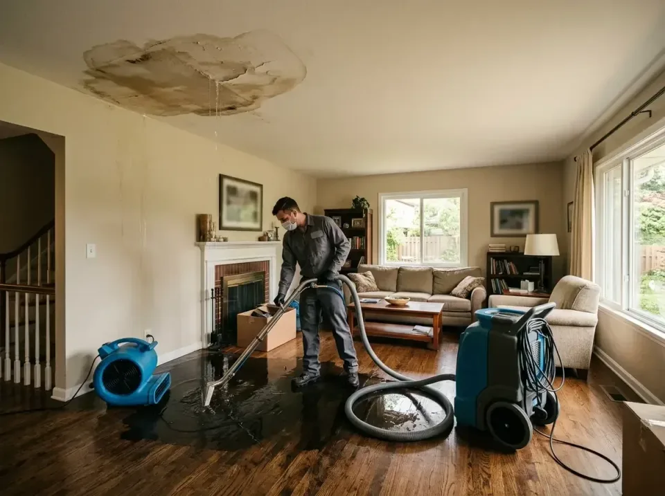 attic-pipe-burst-ceiling-drip-008 — frequently asked questions, Water Damage Restoration & Carpet Care in Sunnyside, CA
